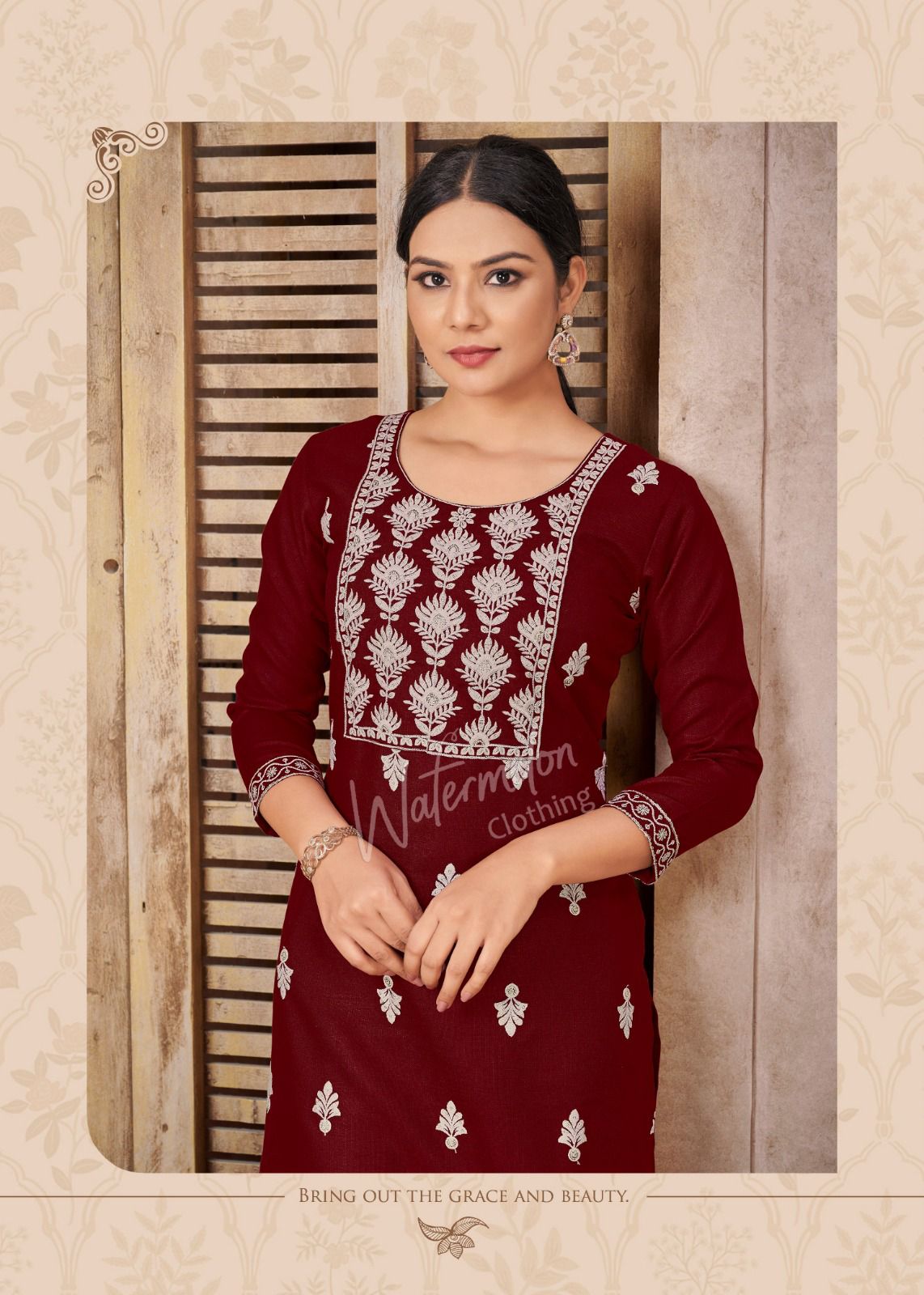 Yogita Cotton Embroidery Kurtis Catalog